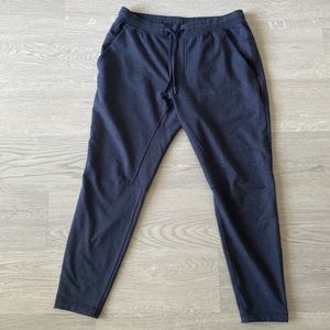 Lululemon Soft Jersey Tapered Heather Blue Jogger